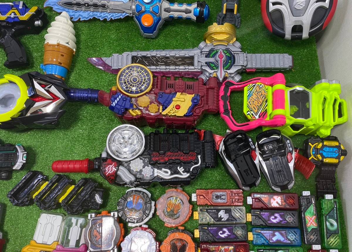□1-140 仮面ライダー 変身ベルト 強化 アイテム 大量 ダブル ビルド 