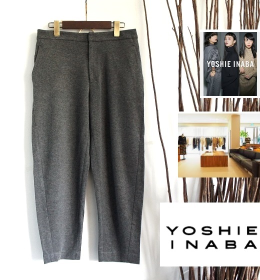 美品/Yoshie Inaba/ヨシエイナバ/Faliero Sartiマテリアル/AWパンツ