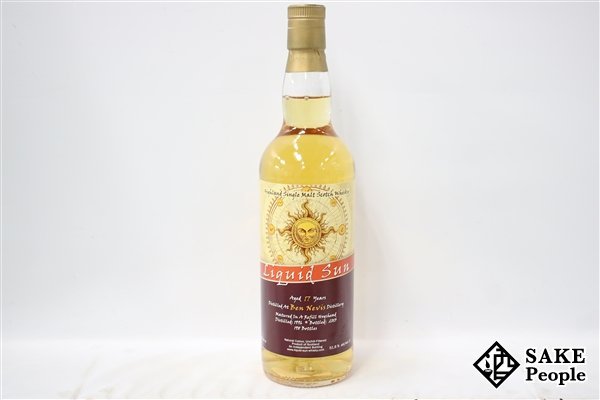 ◇注目! リキッド・サン ベンネヴィス 17年 1996-2013 シングルモルト 700ml 51.6％ スコッチ