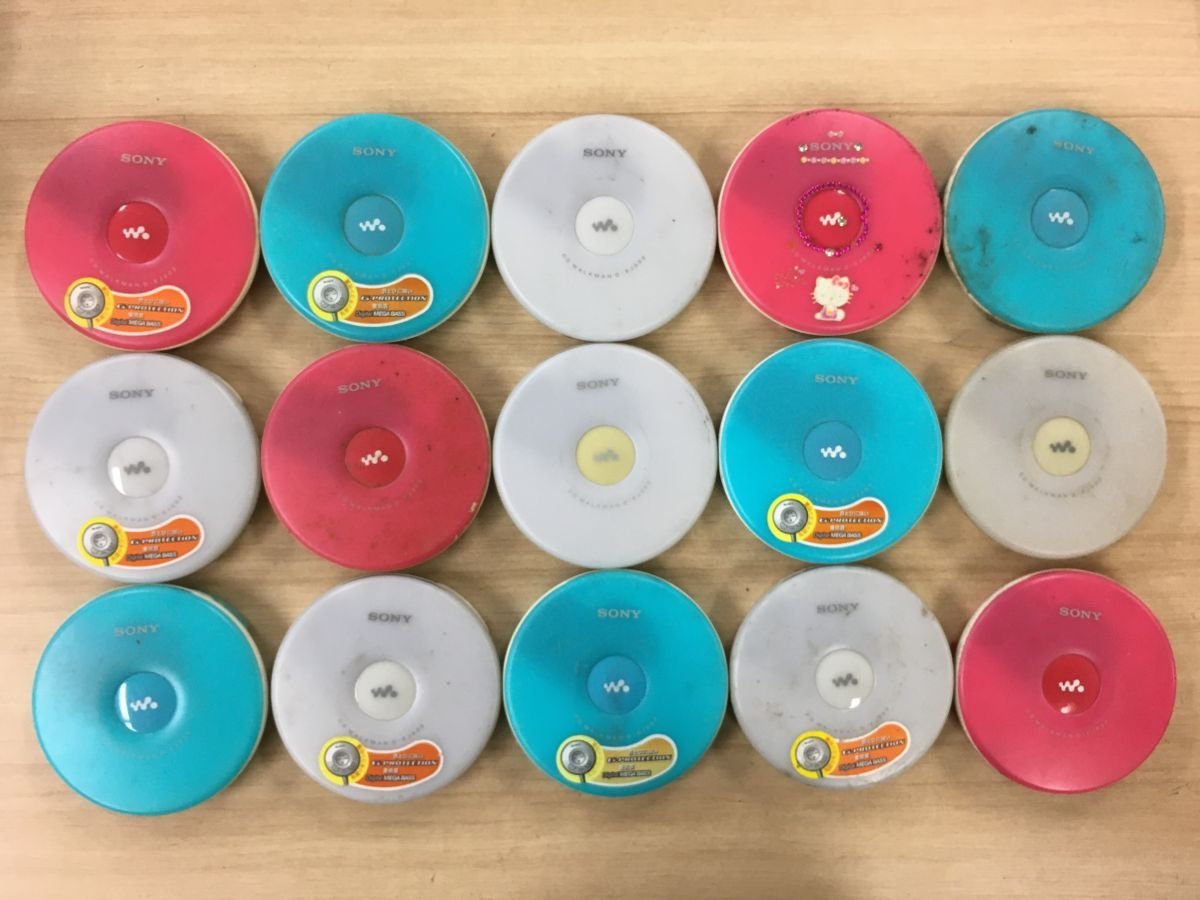 SONY D-EJ002 ソニー walkman CDプレーヤー CDウォークマン 15点セット◆ジャンク品 [1536W]
