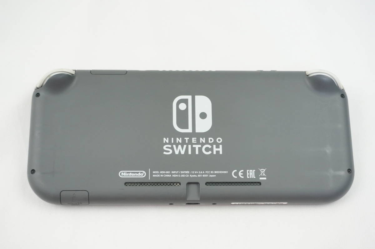 Switch Lite グレー 本体 (訳ありジャンク品)専用ケース付き Nintendo