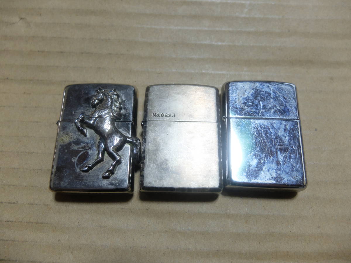 定番，人気 ZIPPOジッポー 色々3個まとめて 難有ジャンク品(Zippo)｜売買されたオークション情報、yahooの商品情報をアーカイブ公開 - オークファン Zippo