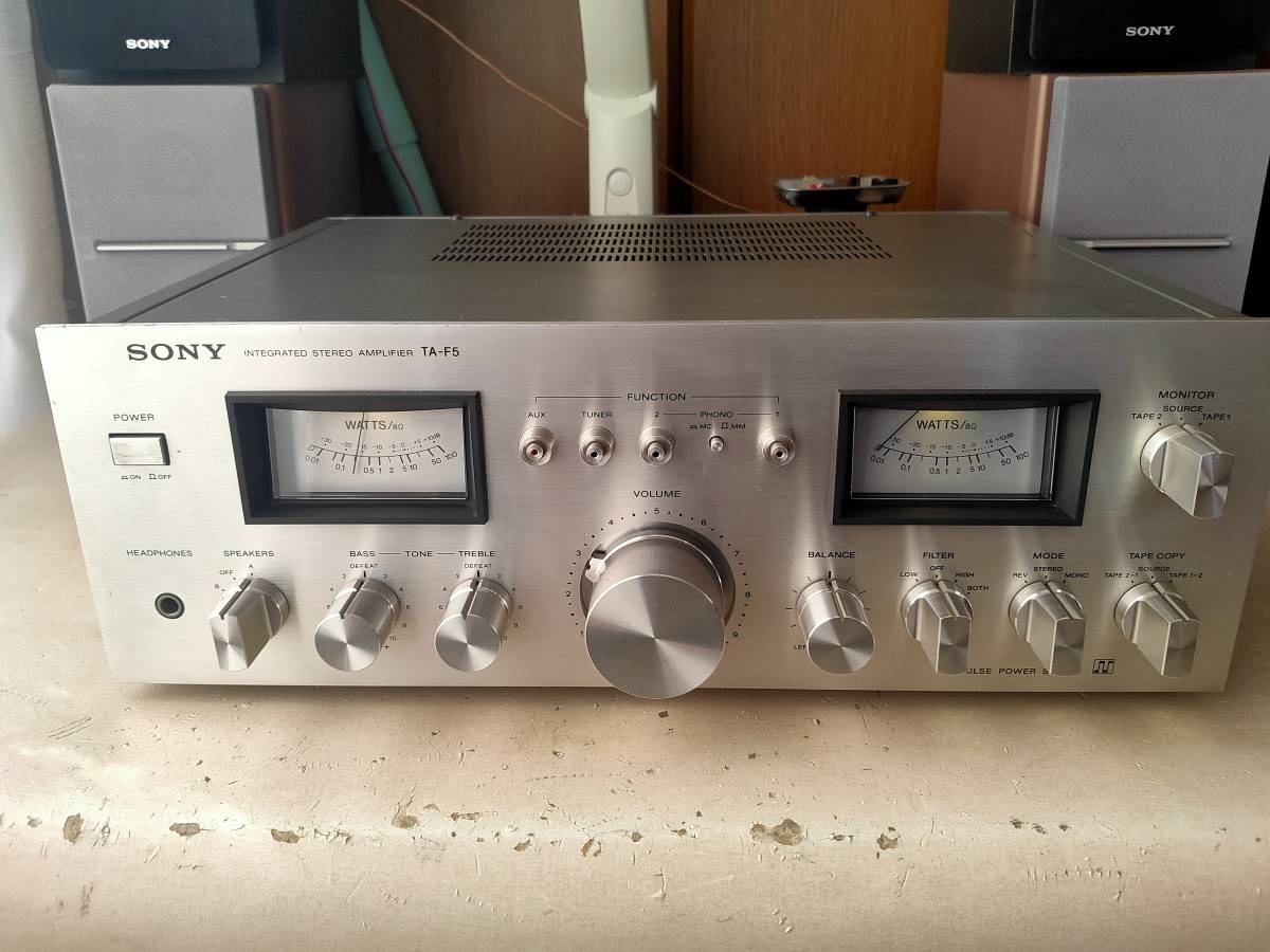SONY ソニー プリメインアンプ TA-313 修理済 全機能動作 美品 SONY プリメインアンプ TA-313 動作品 ソニー メーター LED - メルカリ