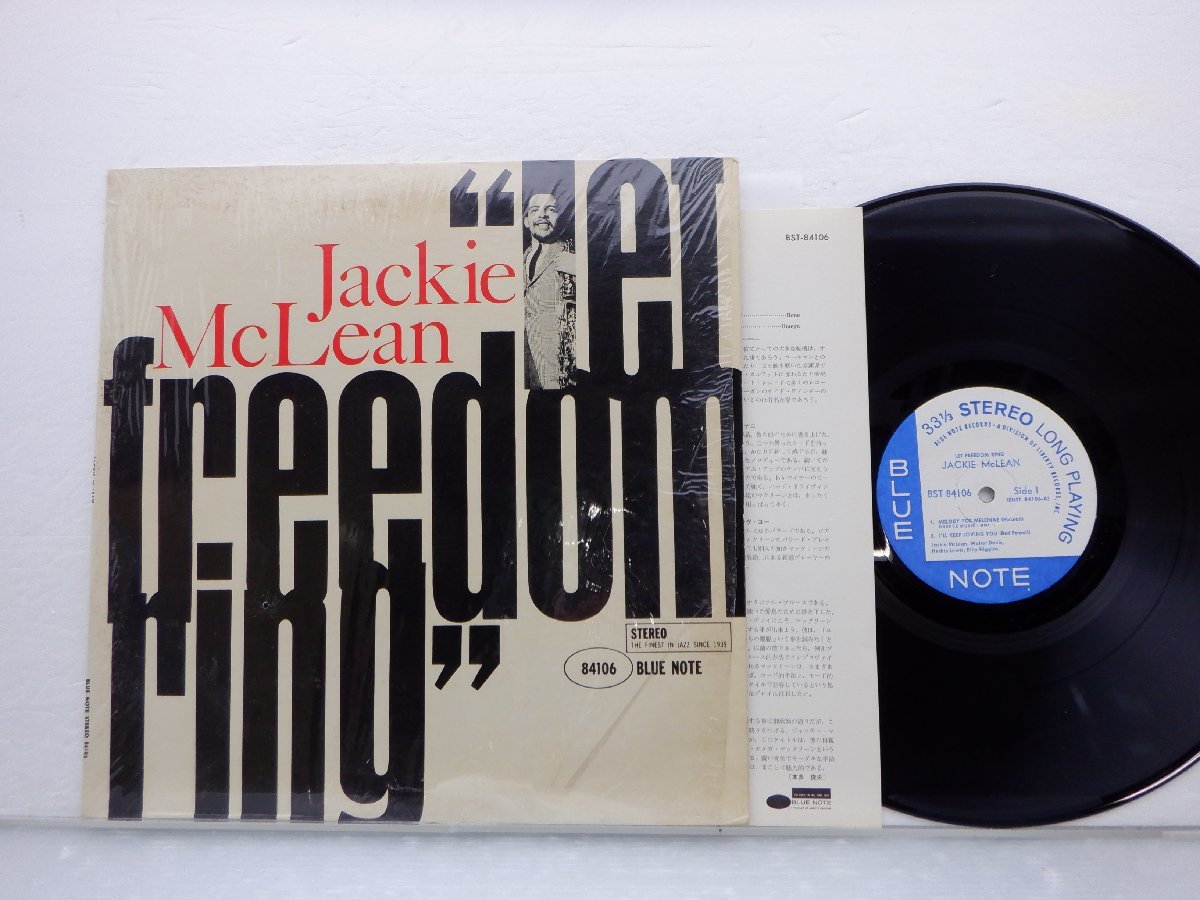 【US盤/VAN GELDER刻印】Jackie McLean (ジャッキー・マクリーン)「Let Freedom Ring」LP（12インチ）/Blue Note(BST 84106)/ジャズ