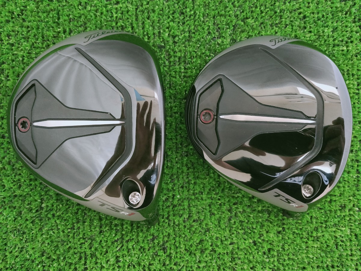 【送料無料】希少TSR1 FW 5W&7Wセット。Titleist タイトリスト TSR1 FW 18°& 20°ヘッド単品セット。ヘッドカバー付き。（FH75，76）
