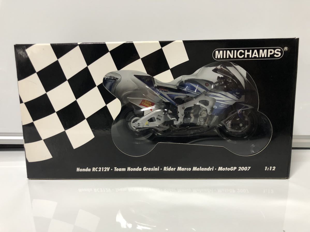ミニチャンプス 1/12 Honda RC212V Team Honda Gresini Rider Marco