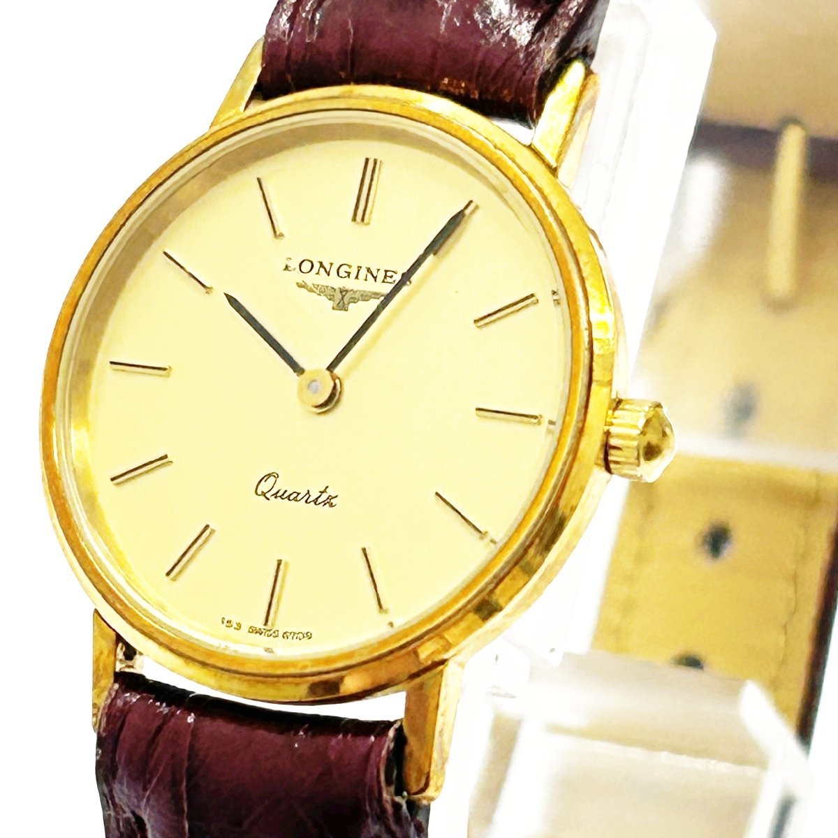 ロンジン 1円スタートLONGINES GP×SS ゴールド文字盤 LONGINES