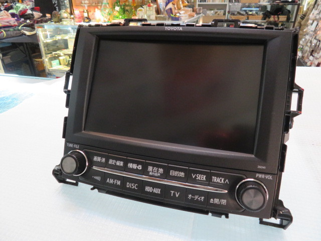 現状 ジャンク扱い アルファード ヴェルファイア 20系 BT013A TOYOTA トヨタ 純正HDDナビ