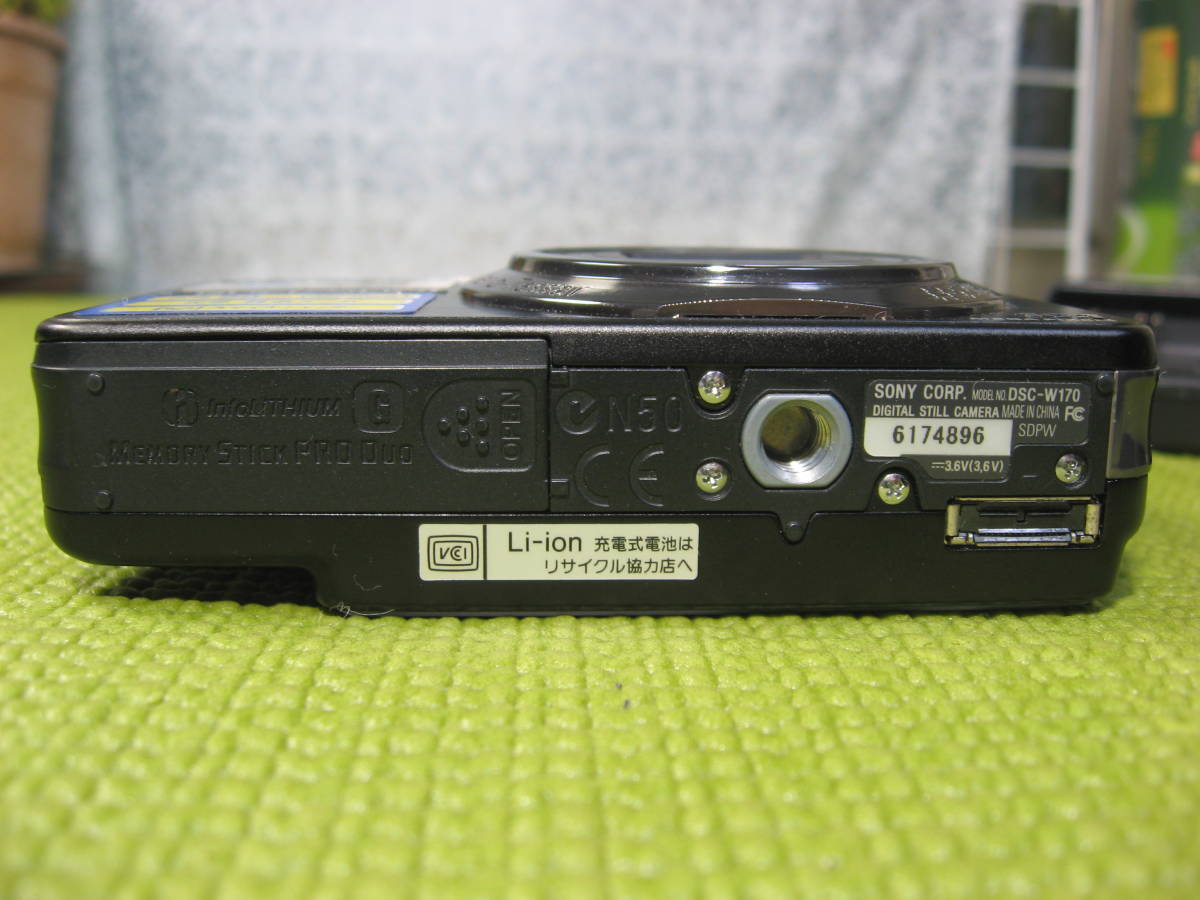 ソニー Cyber-shot コンパクトデジカメ DSC-W170 ブラック 光学5倍