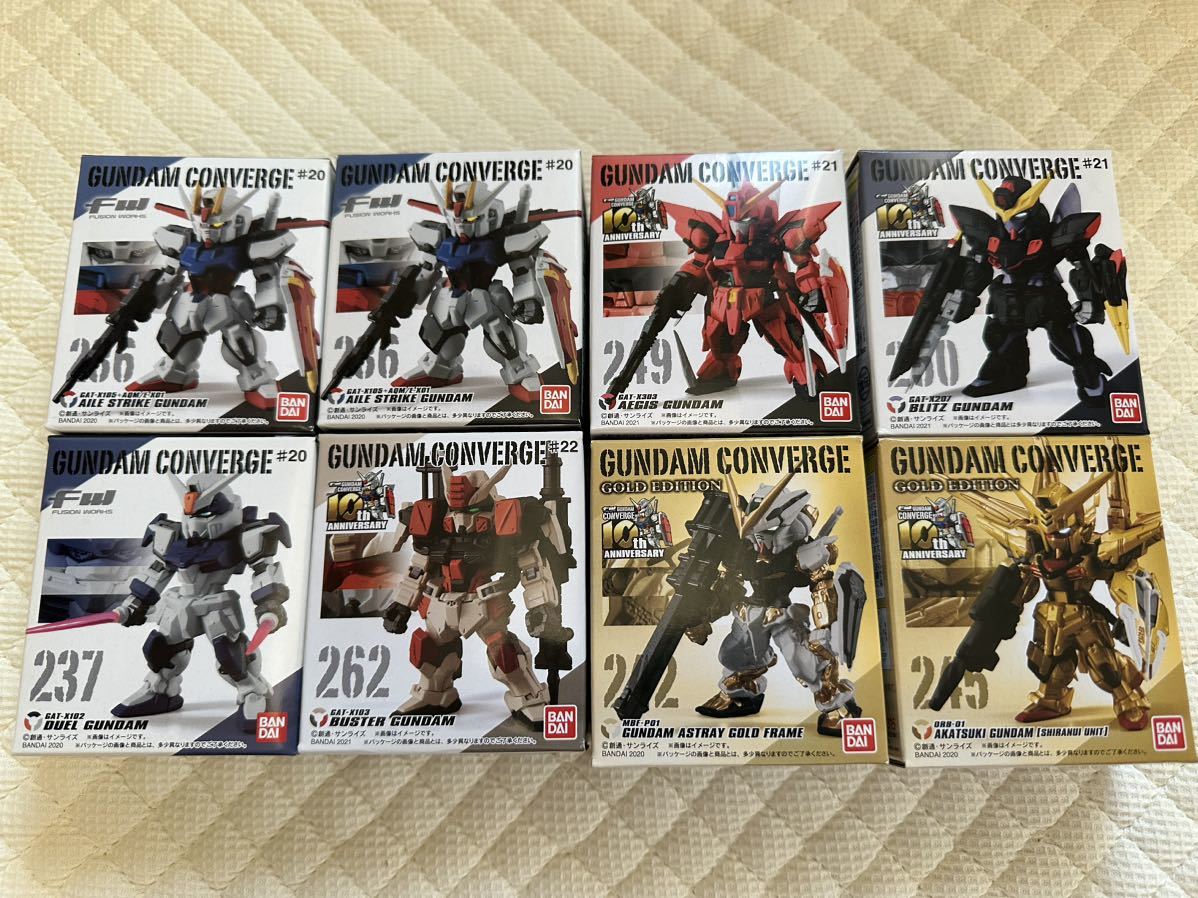 最新作 GUNDAM CONVERGE ガンダムコンバージ ガンダムSEED ストライク イージス デュエル バスター ブリッツ アストレイ アカツキ(機動戦士ガンダムSEED)｜売買されたオークション情報、yahooの商品情報を 機動戦士ガンダムSEED