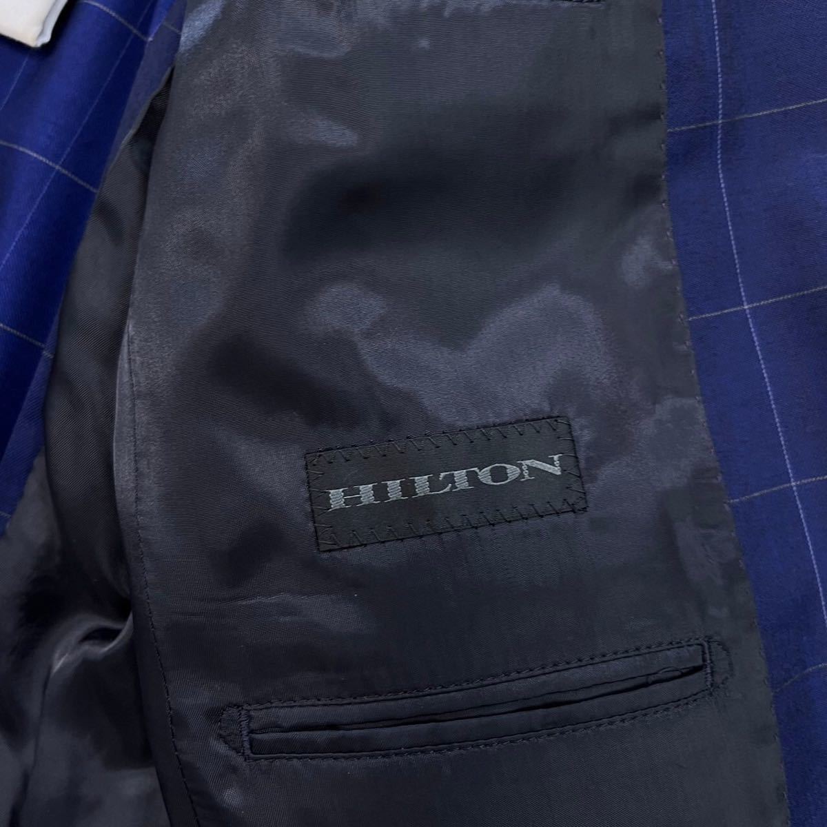 美品！ヒルトン【圧巻の3ピース】HILTON スーツ セットアップ