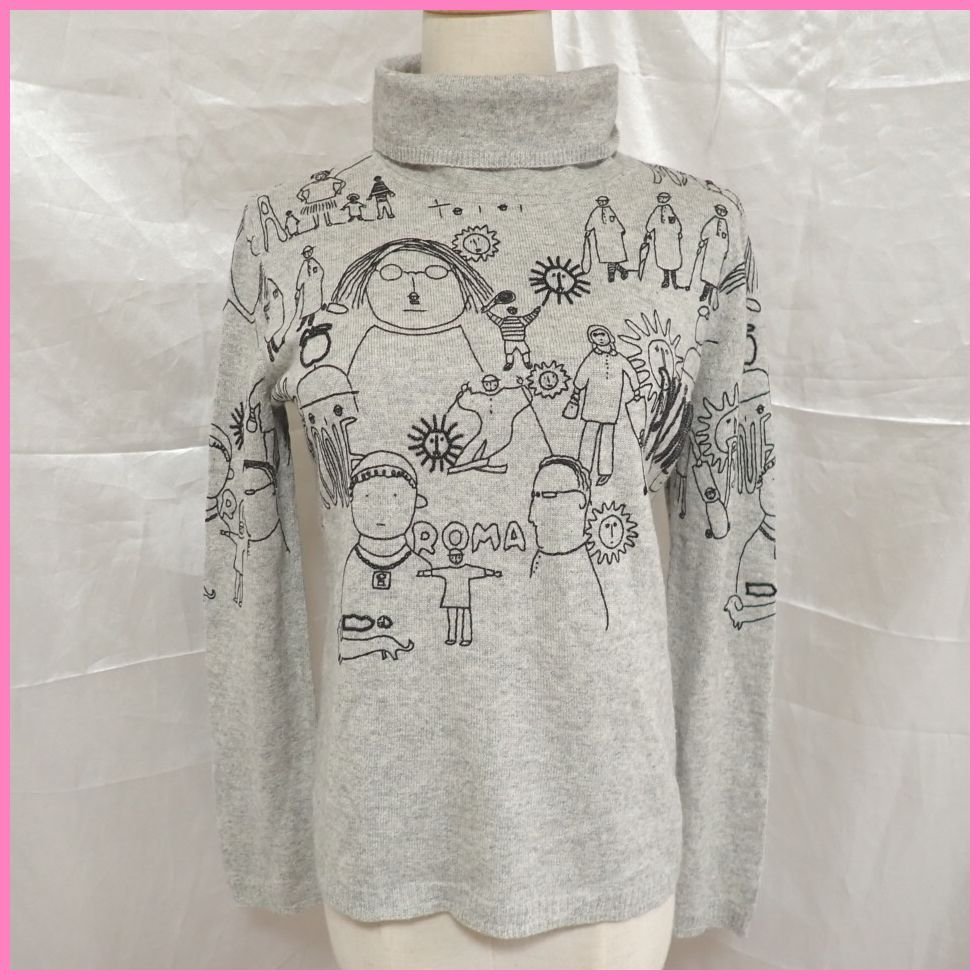 ☆美品 PICONE/ピッコーネ タートルネック 長袖ニット/セーター 38