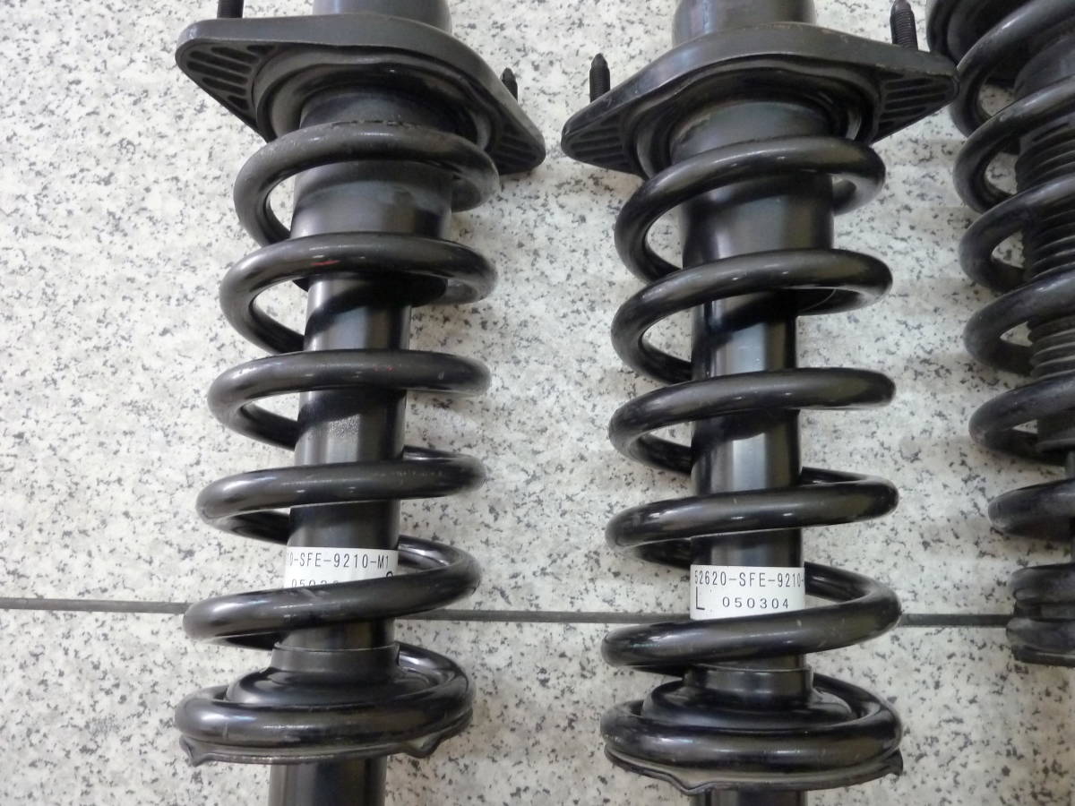 ●●2311-NT9L RB1 オデッセイ 純正 サス ショック サスペンション 1台分 51601-SFE-0130 51602-SFE-0130 52610-SFE-9210 52620-SFE-9210 オデッセイ 2026年最新rb1 RB1 rb1 サスの中古品 フレックス
