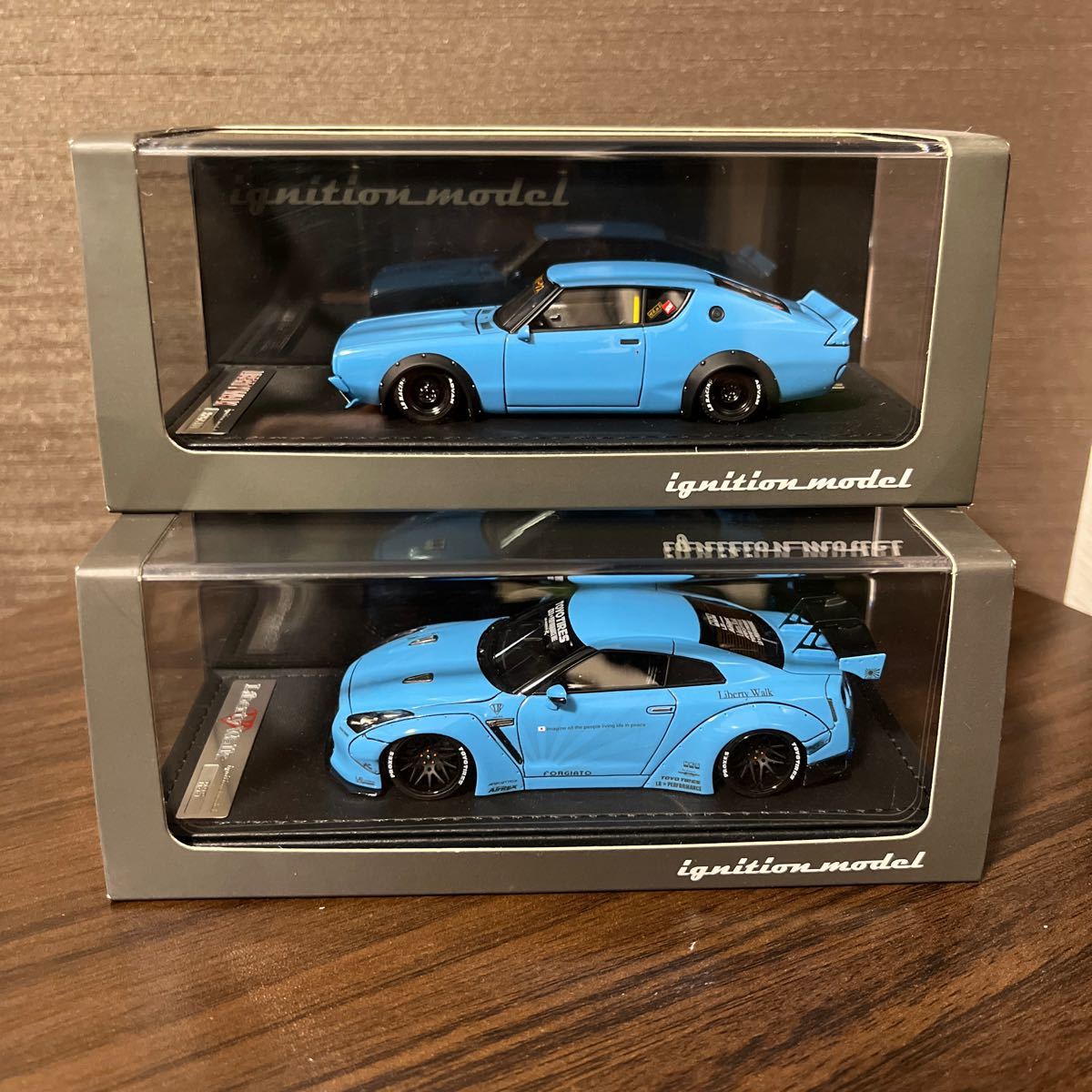 イグニッションモデル 1/43 スカイライン 2台セット おまけ付き