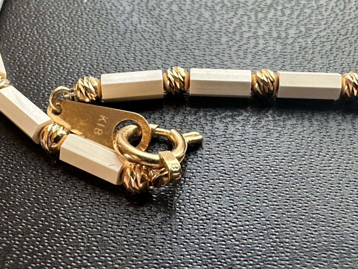 Dis Moi K18WGネックレス Dis Moi ネックレス 50cm ブラック k18wg アスカブラック / K18WG – DisMoi