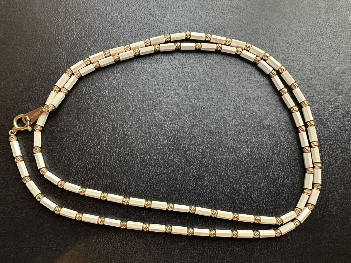 k18WG ディモアネックレス65センチ Dis Moi(ディモア) ネックレス アスカ ブラック 65cm K18 アスカ