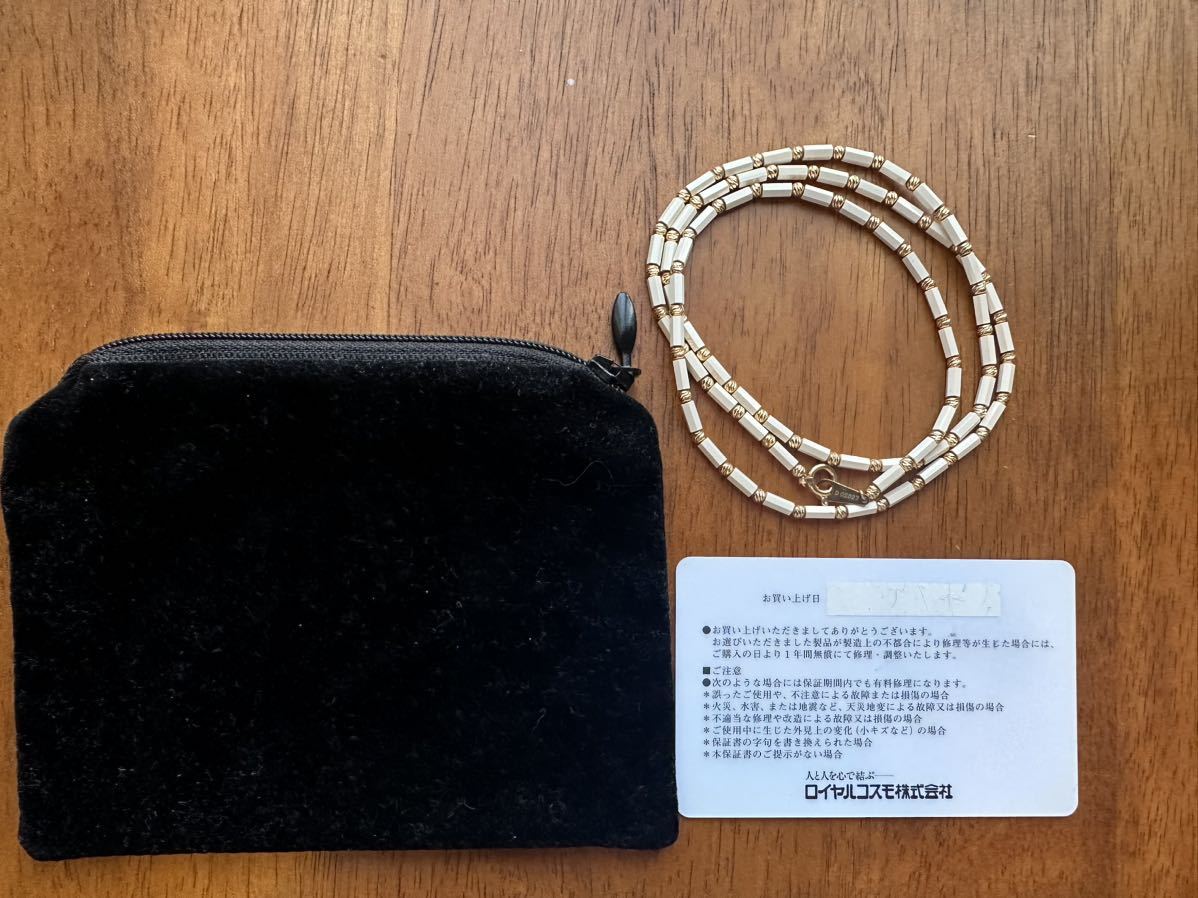 1円スタート ディモア Dis Moi ネックレス 金具 K18 ゴールド 全長約65