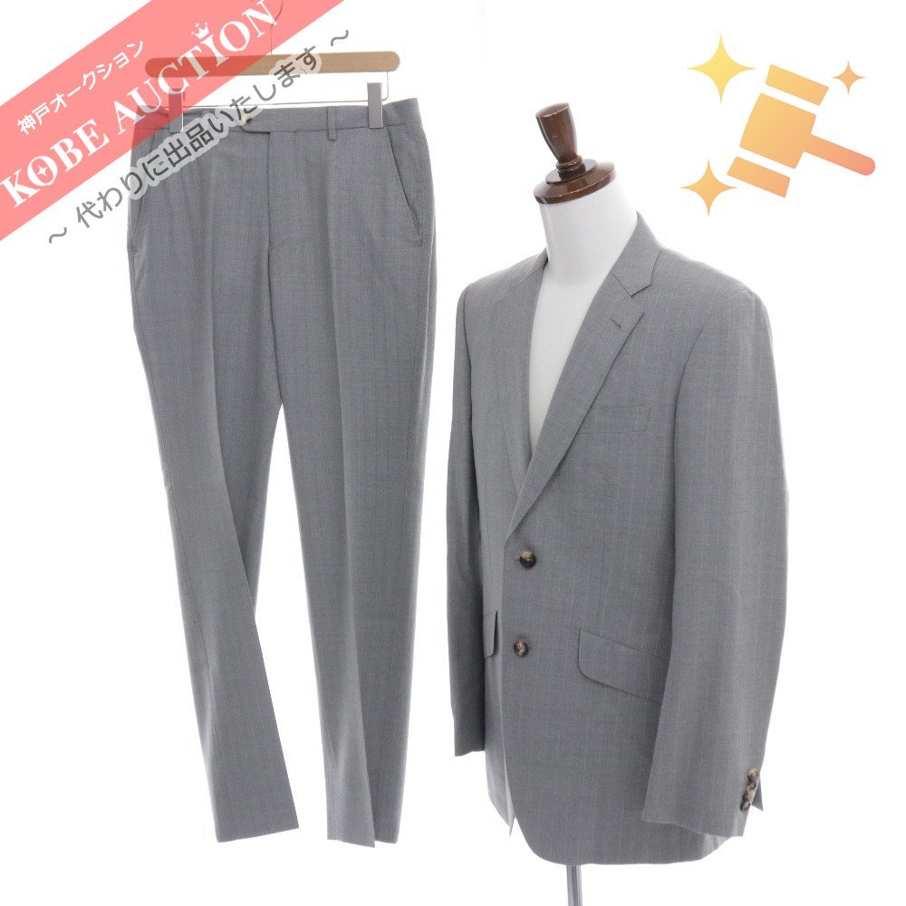 ■ ポールスミス セットアップ スーツ ジャケット ブレザー パンツ メンズ L グレー