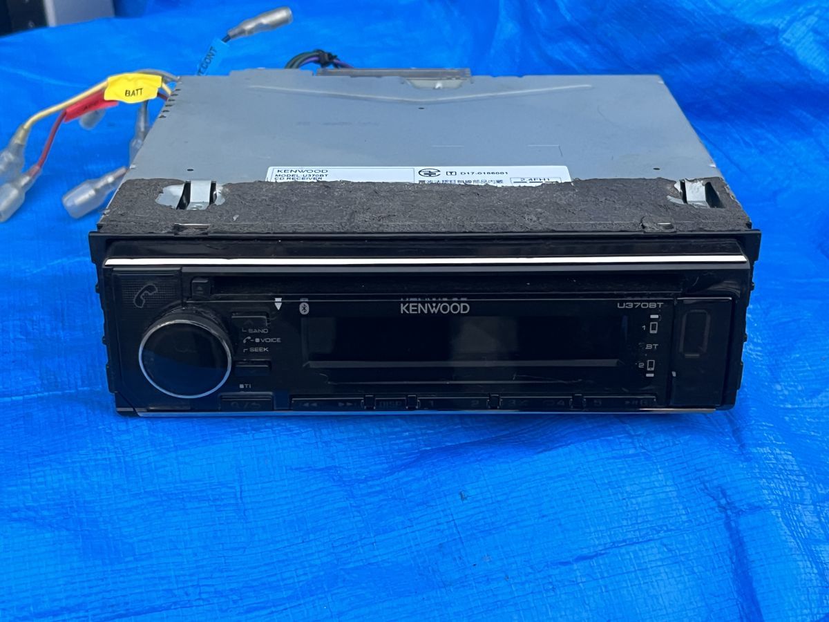 S3 ケンウッド オーディオ U370BT 1DIN CD/USB/iPod/Bluetooth