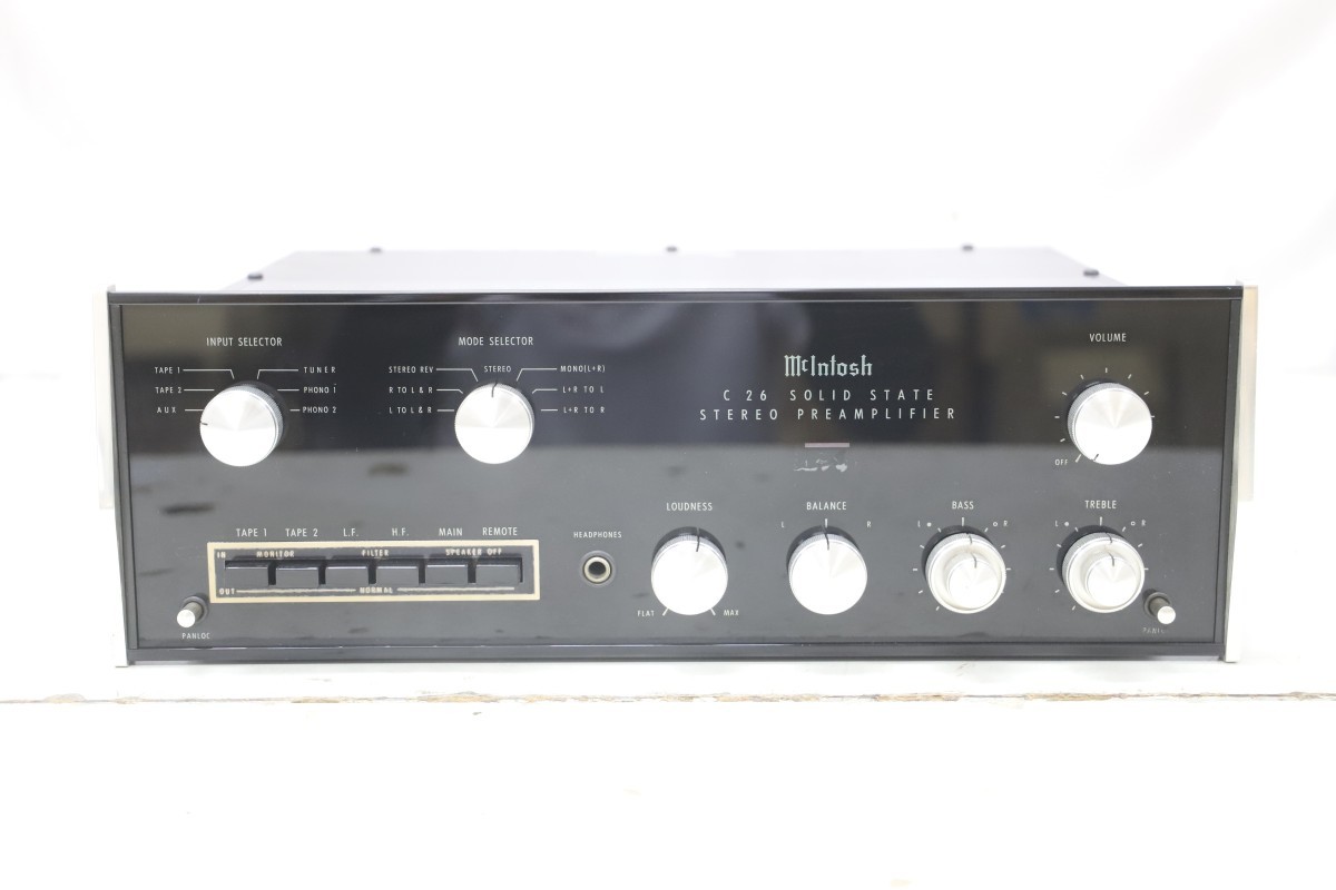 McIntosh - C26 マッキントッシュ プリアンプ Pre エレクトリ Yahoo