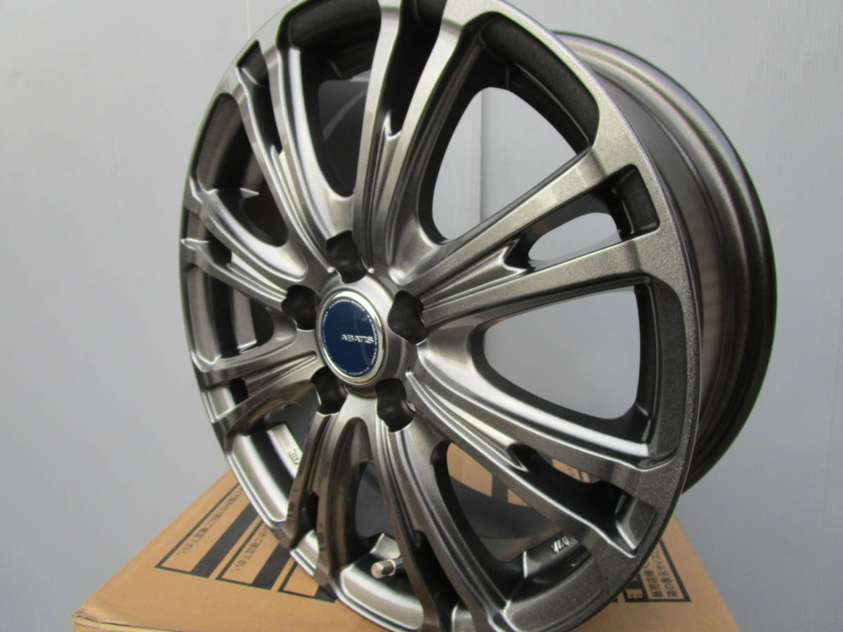 新品ホイール4本□15×6J 100-5H□ABATIS EW□シエンタ プリウス 