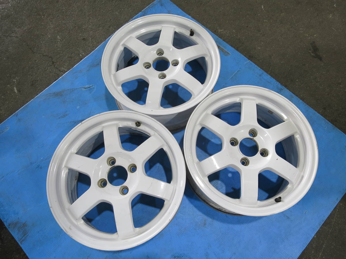 C422 15×6J PCD100 4穴 ホイール15インチ 4本 トヨタ 塗装 C422 15×6J