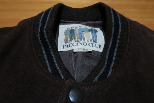 PACCINO CLUB パチーノクラブ 袖レザースタジャン フリーサイズ 【公式 