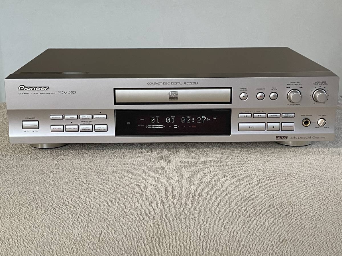 Pioneer パイオニア PDR-D50CDレコーダー 中古、調整、動作確認済