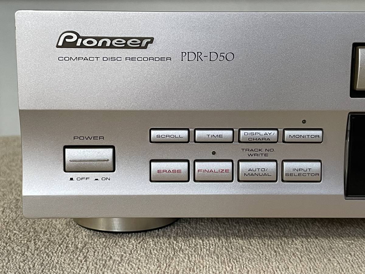 Pioneer パイオニア PDR-D50CDレコーダー 中古、調整、動作確認済