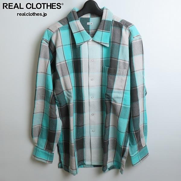 ☆SEQUEL/シークエル 22AW LINE NEL CHECK SHIRT SQ-22AW-SH-02 L /000