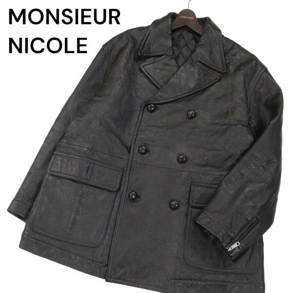 希少 初期☆ MONSIEUR NICOLE 2eme ムッシュ ニコル 秋冬 羊革