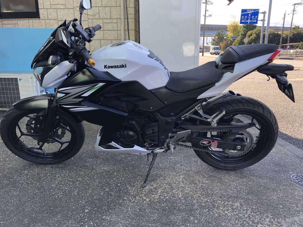 2014年式 カワサキZ250（白） ＜整備済み＞ 美車！ 現車確認OK 個人 