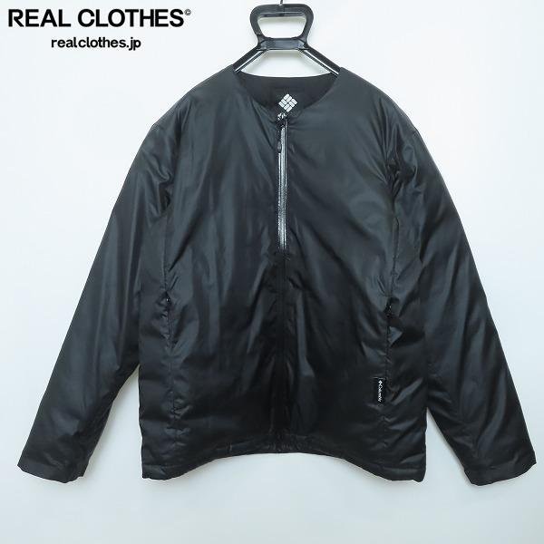 ☆Columbia BLACK LABEL/コロンビアブラックレーベル チョッカログ ノーカラー ダウンジャケット PM0115/XL /080