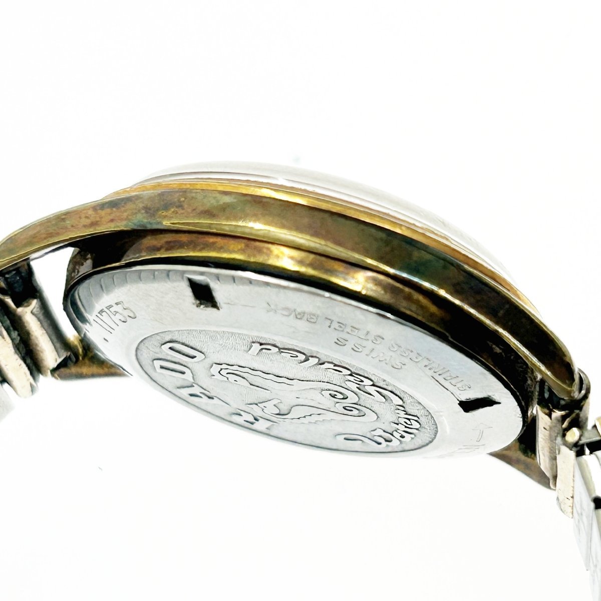 1円スタート】RADO ラドー 11753 デイマスター 30石 GP×SS 手巻き メンズ