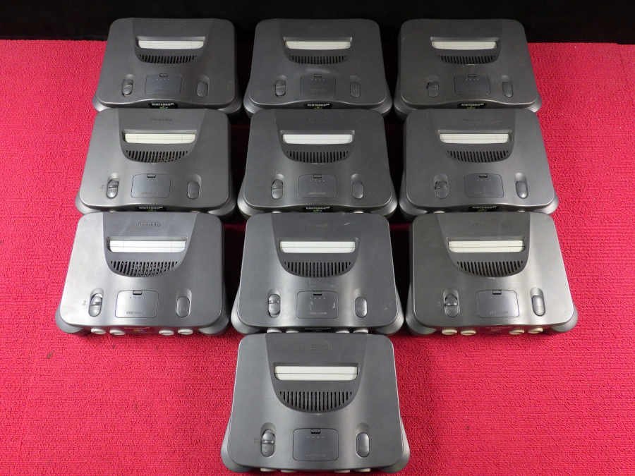 NINTENDO N64 本体 黒 ターミネーターパック付き 20台セット まとめ