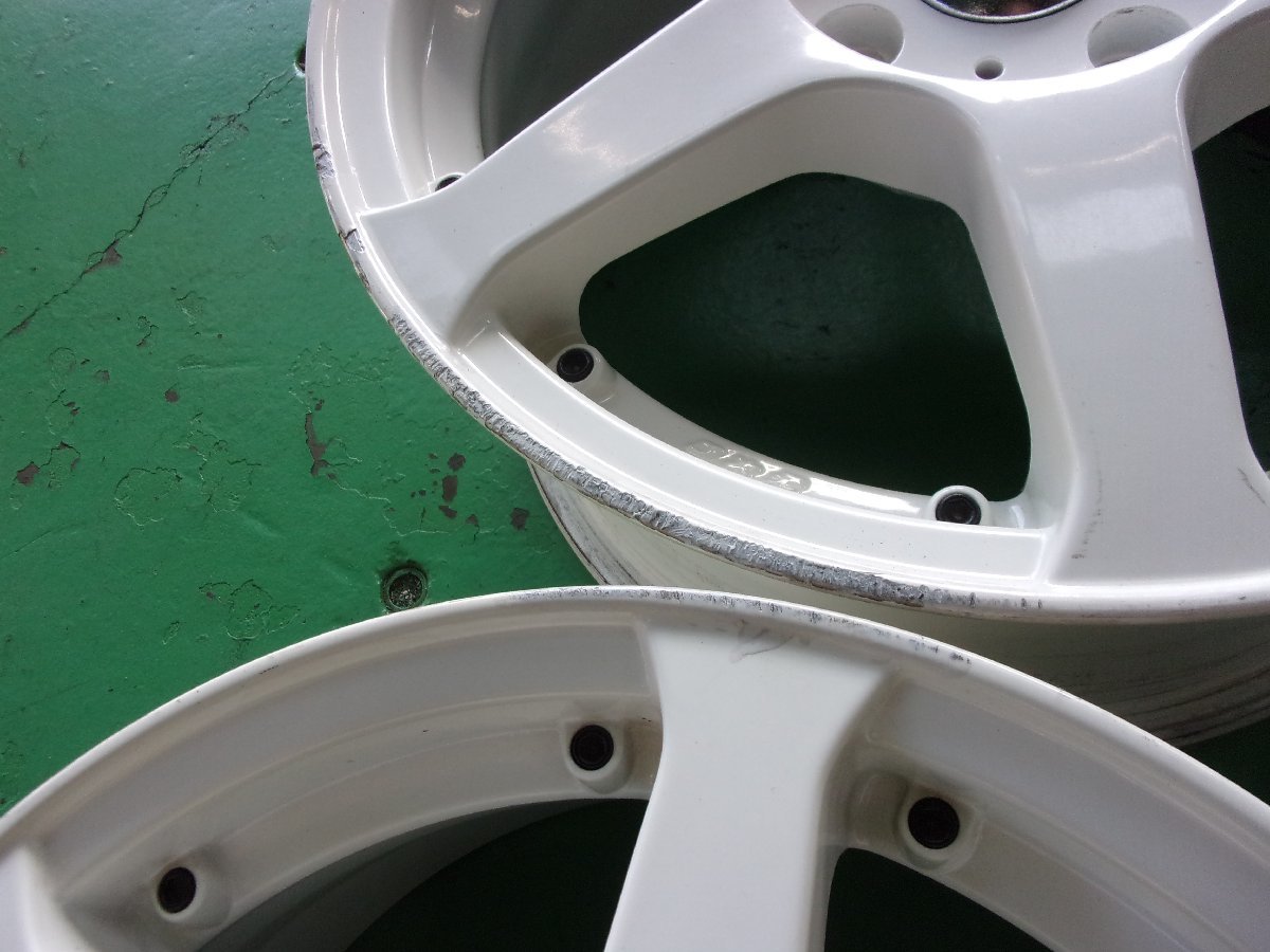 送料無料　希少！【5次元】Fire　5ZIGEN☆7J×16+42　PCD114.3-4穴☆4本税込![中古アルミ]シビック、インテグラ、180SX、S13など FIREBALL Yahoo!オークション RR 16インチ 7J＋33 Spec1
