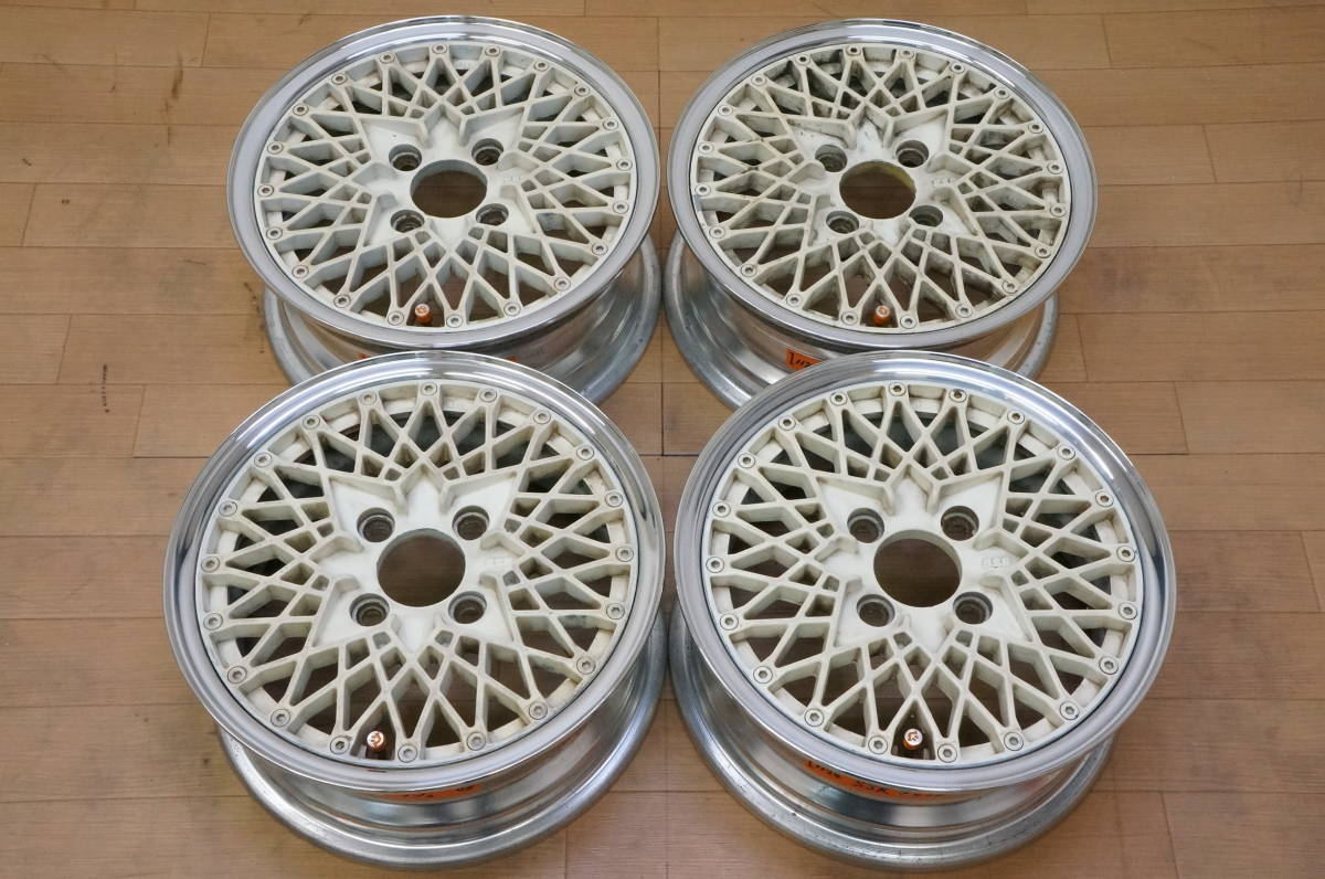 I 1124【希少】SSR メッシュ　PCD100　5.5J+38　当時物　軽サイズ　(ワタナベ　ハヤシ　マークⅠ