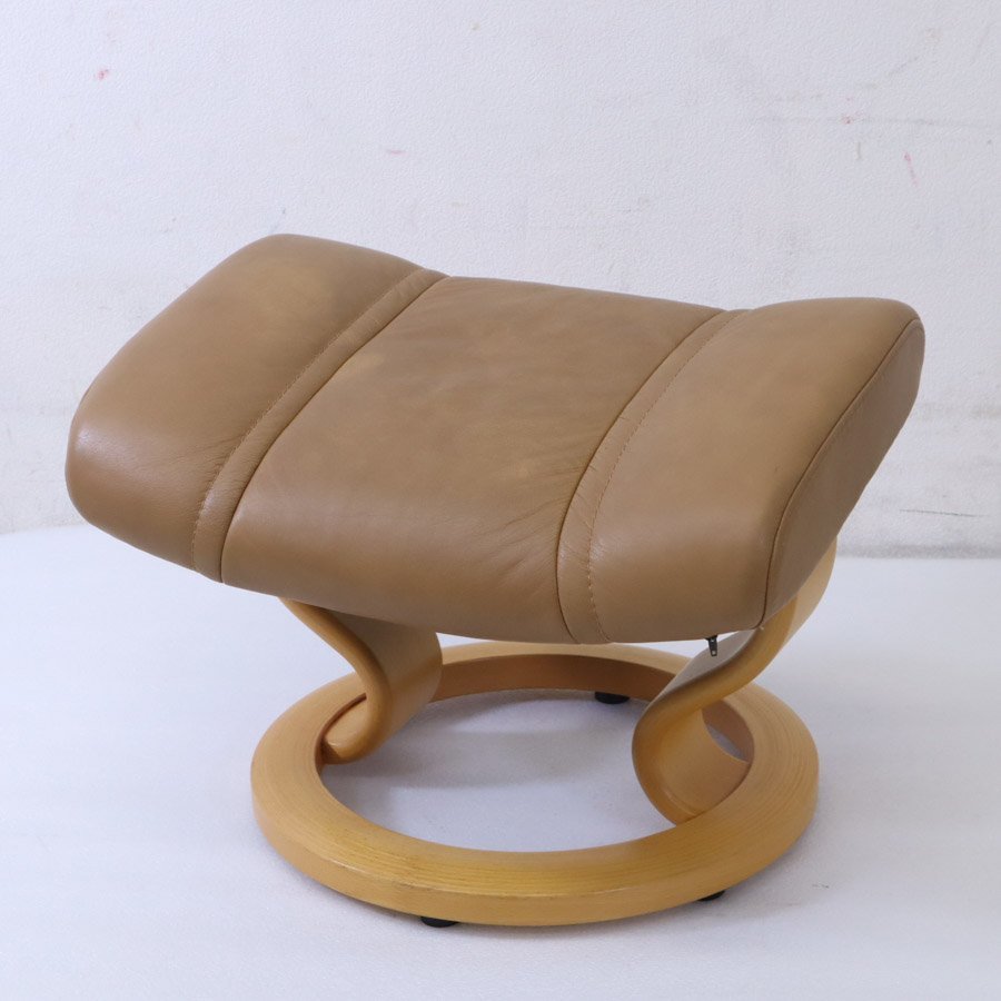 EKORNES EKORNES オットマン ブラウン 本革 角度調節可 エコーネス