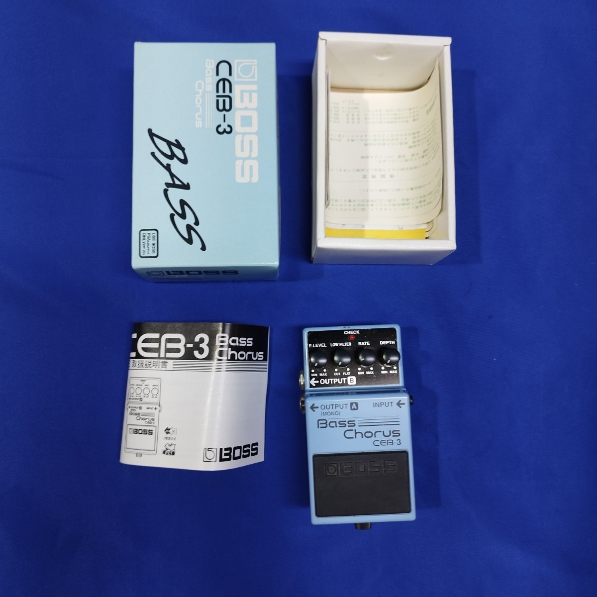 BOSS CEB-3 Bass Chorus 未確認 ジャンク品 Bass BOSS CEB-3 Presents