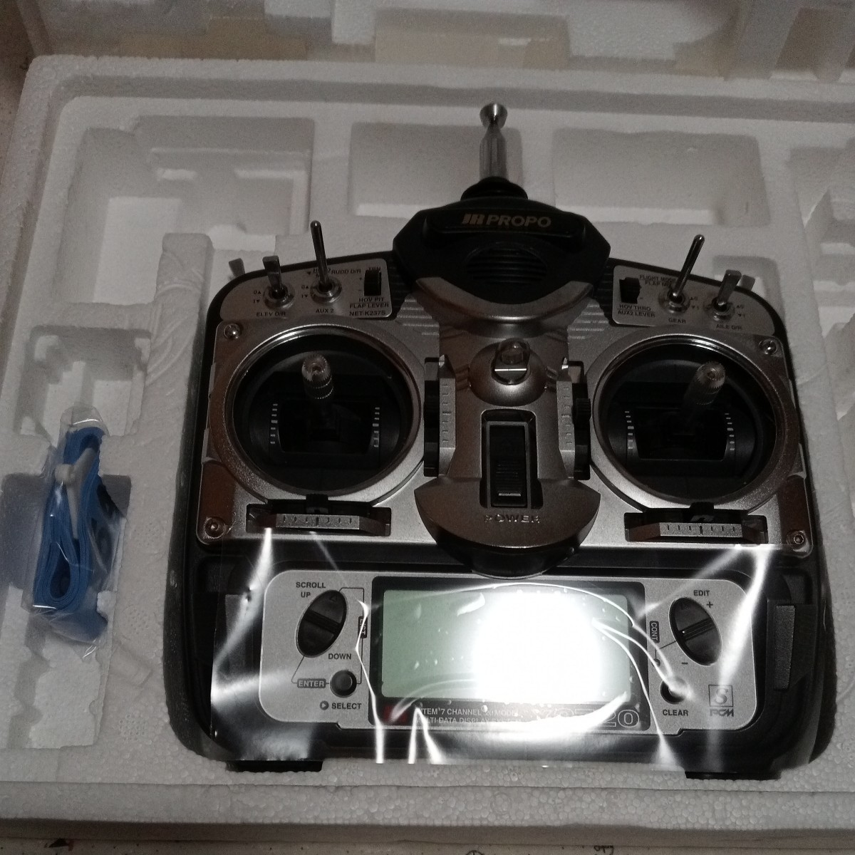 ■JR PROPO 7ch SPCM/PPMシンセサイザー式プロポ X2720 ヘリ・飛行機用 72MHz