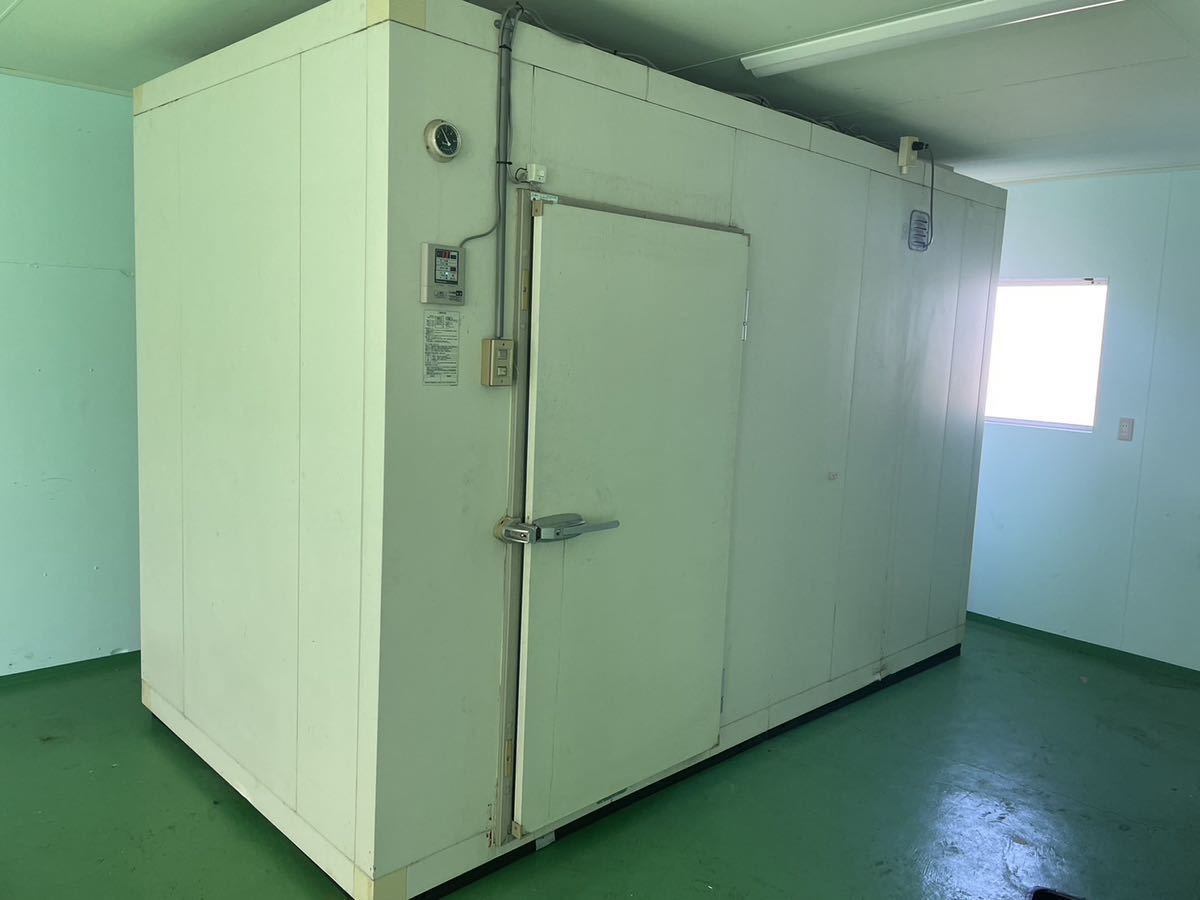 鹿児島発】 プレハブ冷凍庫2坪【中古解体品】ユニットPanasonic PCU 