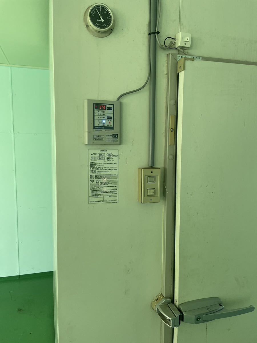 鹿児島発】 プレハブ冷凍庫2坪【中古解体品】ユニットPanasonic PCU 