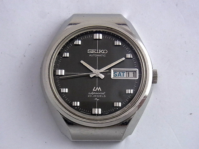 ロードマチック セイコー スペシャル 23石 SEIKO LM Special 黒文字盤 