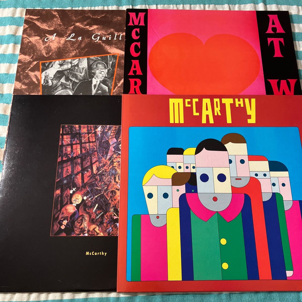 mccarthy LP 4枚セット ネオアコ ギターポップ ニューウェーブ mccarthy LP 4枚セット ネオアコ ギターポップ ニューウェーブ