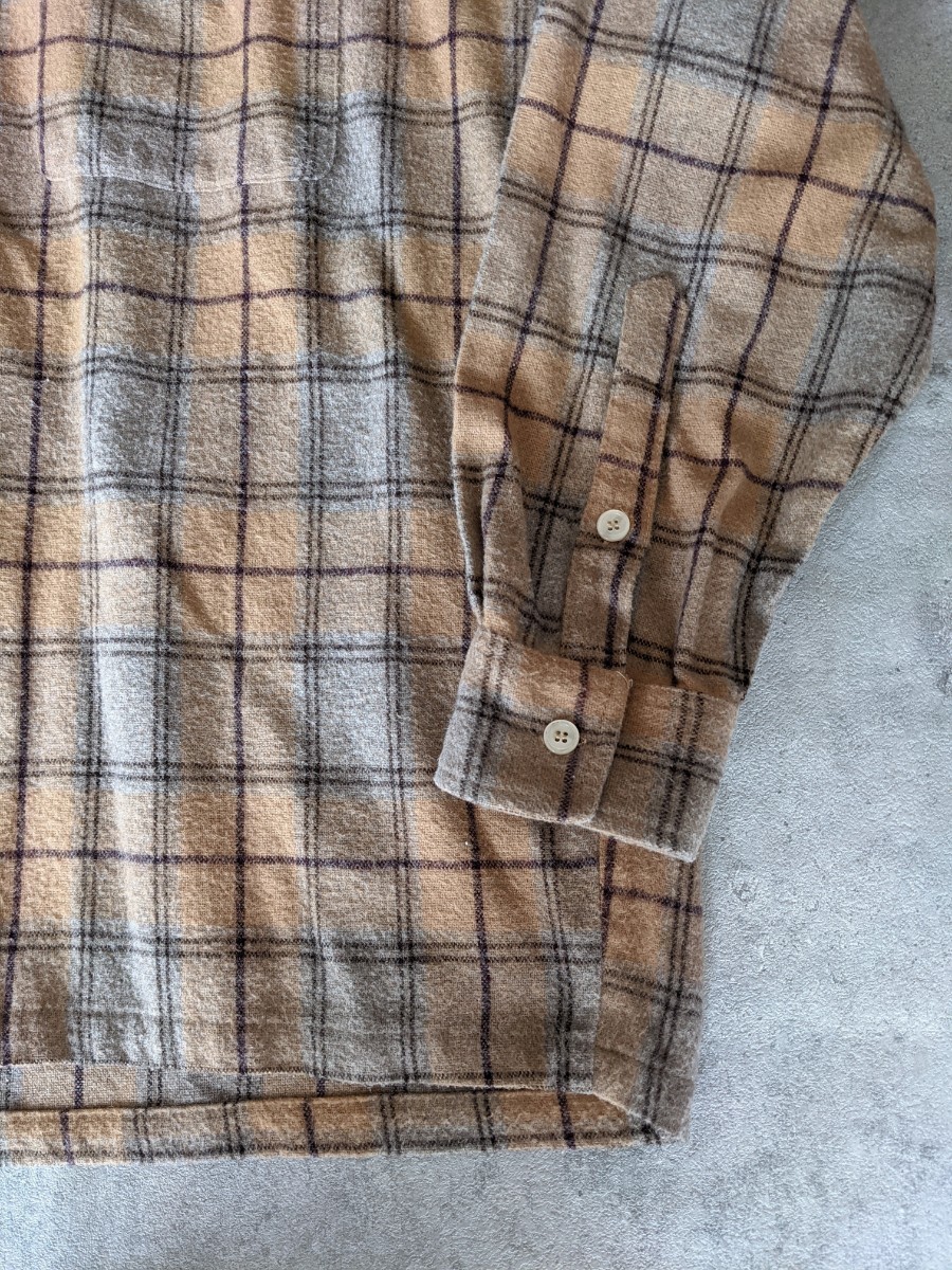 美品!! 白タグ old stussy ウール シャツ ジャケット ベージュ 