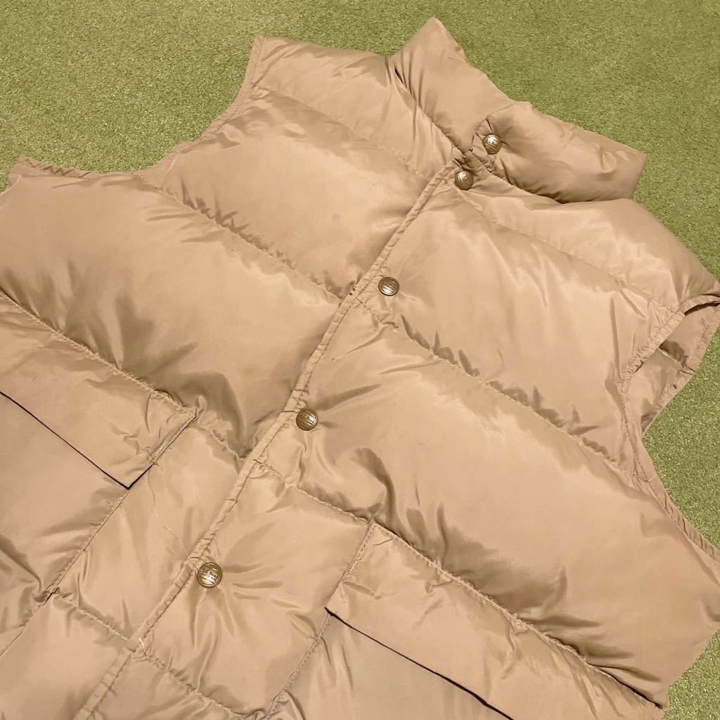 L.L.Bean エルエルビーン 80s ビンテージ ダウンベスト ベージュ タン 