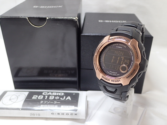 11131[T]CASIOカシオ/G-SHOCK/The G/GW-700BRJ/電波ソーラー/メンズ腕時計/デジタル/箱・取説付き