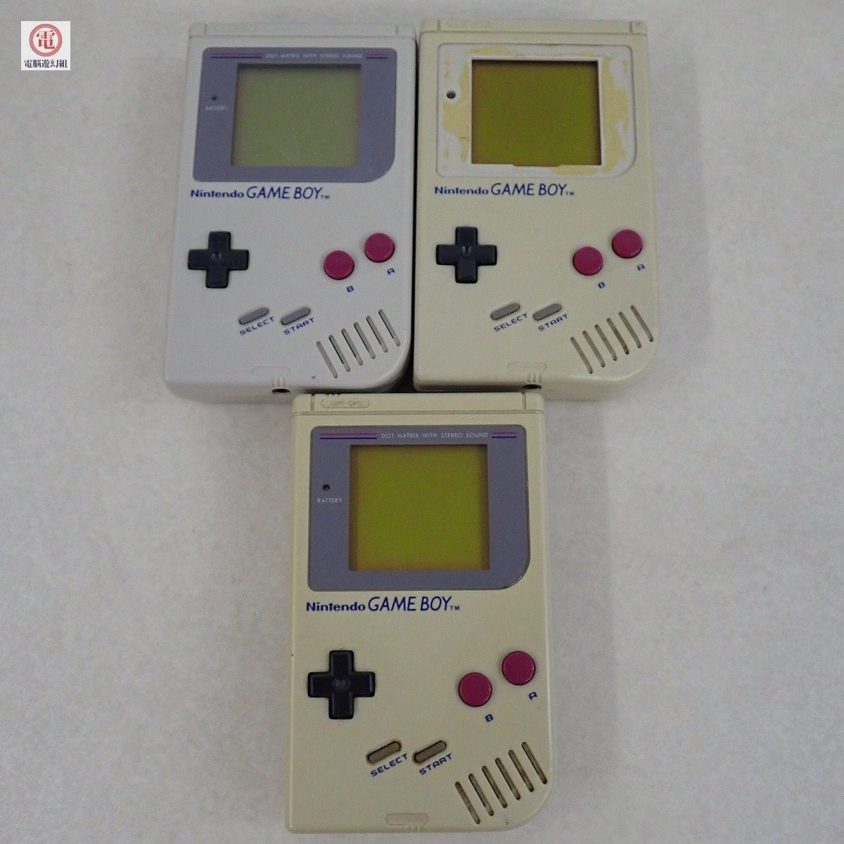 GB ゲームボーイ 本体 DMG-01 初代 GAME BOY 計3台セット Nintendo 任天堂 ジャンク【10