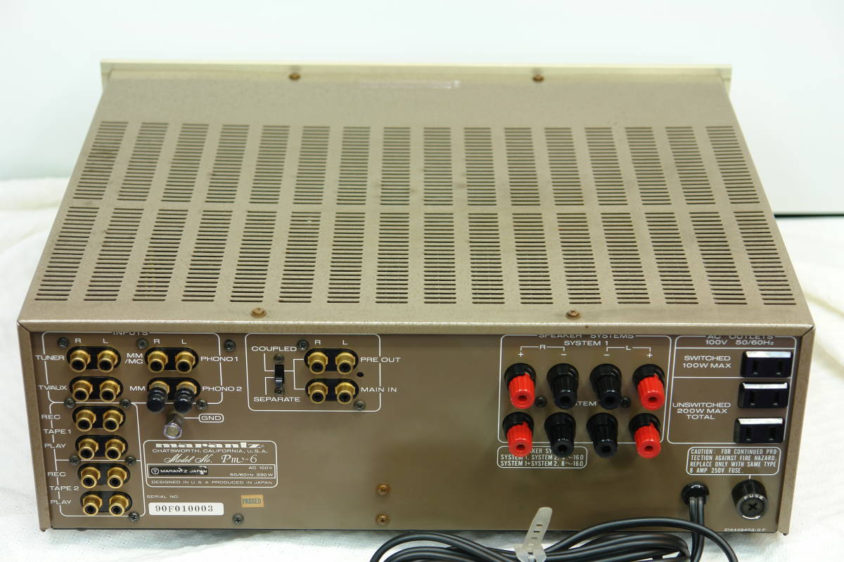marantz マランツ PM-6 ジャンク マランツ PM-6 プリメインアンプ PM