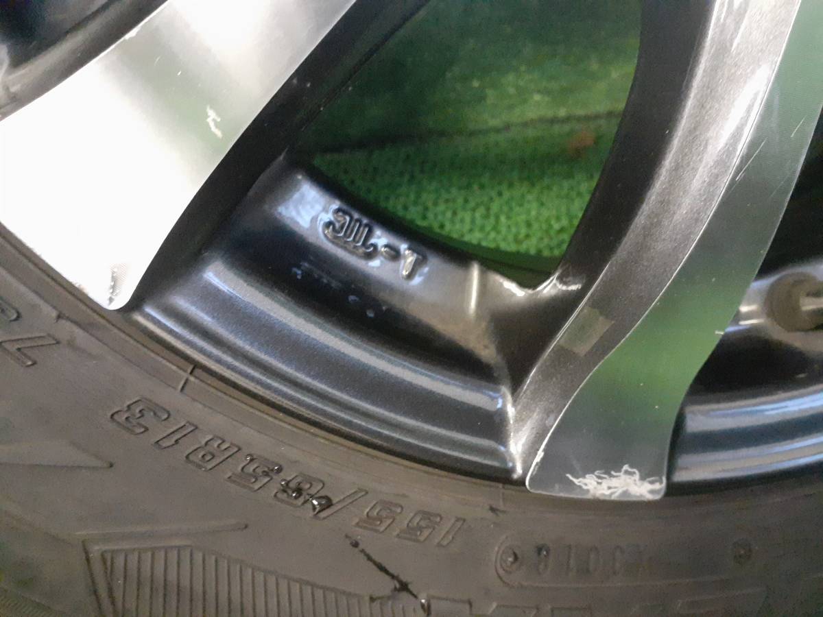 グッドイヤー ICENAVI6 155/65R13 Weds GALERIA 13×4J バリ溝
